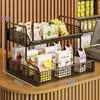Estantes de supermercado, estantes promocionales de mostrador de tiendas de conveniencia, pequeños estantes frente al mostrador de caja, estantes de almacenamiento de bocadillos y bebidas, estantes de exhibición