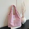 Bolso de Lona de Pana Estilo Coreano para Mujer 2026 Nuevo Bolso Cruzado para Viajes de Primavera Bolso de Hombro de Nicho de Gran Capacidad