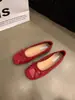 Suave brisa nocturna, bailarinas con estampado de mariposas, estilo retro francés, bailarinas plateadas de suela suave, colección primavera/verano, zapatos de mujer inspirados en Chanel