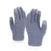 Guantes Térmicos para Ciclismo al Aire Libre de Otoño e Invierno para Hombres, Guantes de Felpa Engrosados con Pantalla Táctil, Guantes de Lana Tejida de Cinco Dedos para Mujeres