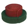 Rollo verde de paño de limpieza industrial, paño de acero inoxidable para eliminar óxido, paño rojo esmeril para fregar, paño de melón vegetal, paño de trefilado de acero inoxidable