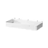Estante de Almacenamiento para Baño con Tablero Perforado, Estante Colgante Multifuncional sin Taladro para Montar en Pared, Organizador de Plástico para Almacenamiento en Pared de Baño