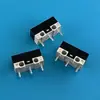 Fabricantes de microinterruptores suministran interruptor recto pequeño tesoro de carga compartido cobre tres patas botón táctil de juguete interruptor de viaje