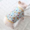 Petstyle Fadou Algodão Stretch Desenho Animado Colete Roupas para Cachorro Gordo Bago Cachorro Gordo Corgi Luta de Touros Garfield