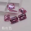 Zircônio Retangular Rosa do Tamanho de um Quilate Pedra Solta