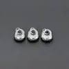 Plata de Ley S925 Barra de Peso Lisa de Plata Maciza Colgante de Plata Lisa Pulsera de Cuerda Trenzada DIY Colgante de Barra de Peso Accesorios de Joyería de Plata