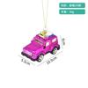 Decorações de Natal criativas carro falso mochila escolar câmera pequeno pingente vidro pintado pingente de decoração de árvore de Natal