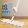 Trapeador Plano Premium Jia Chuang para Uso Doméstico, Limpieza con un Solo Botón, Manos Libres, Doble Uso Seco y Húmedo, Mango de Acero Inoxidable, Mopa de Microfibra