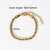 Collar de Cadena Trenzada de Acero de Titanio de Lujo Ligero Estilo Europeo y Americano para Mujer, Cadena de Clavícula con Diseño de Nicho de Moda, Elegante Set de Moda