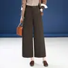 Pantalones Rectos Ajustados de Color Sólido para Mujer, Nuevos Pantalones de Mujer Otoño 2026, Pantalones de Pierna Ancha Adelgazantes de Cintura Alta para Mujeres Petites, Pantalones Casuales