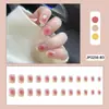 Parches de Uñas Desgastables Personalizados, Uñas Desgastables de Alta Gama, Parches de Uñas Cortos Pintados a Mano, Parches Desgastables para Manicura al por Mayor