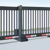 Nuevo Modelo de Puerta Plegable de Aleación de Aluminio, Puerta Plegable Eléctrica Inteligente, Puerta Corredera Automática para Empresas, Escuelas y Áreas Residenciales