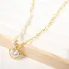 Collar de Perlas Barrocas en Forma de Corazón Estilo Niche Europeo y Americano Cadena de Moda Vintage Cadena para Clavícula para Mujeres Versión Coreana