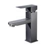 Torneira para Lavatório de Mesa Preto Banheiro Quente e Frio Lavatório Lavatório Doméstico Furo Único Torneira Quente e Fria