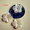 Material de belleza para teléfono móvil DIY accesorios de perlas perla con forma de ABS flor de Bauhinia flor de cinco pétalos
