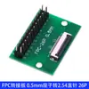 Placa Adaptadora FPC/FFC com Conector de Passo 0,5mm Soldado para Pino Header Reto 2,54 Adaptador de Cabo Flexível