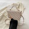 Bolsas Retro Nicho Elegante Estampado Ombro Crossbody Bolsa Feminina 2024 Verão Nova Bolsa Casual Abaixo da Bolsa Moderna