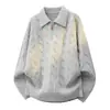 Suéter Shengtangli 2026 Estilo Old Money Nuevo Otoño Invierno Abrigo Casual Ropa de Punto 7073 # Especial 46