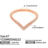 Misterio y Elegancia: Diseño de Nicho Anillo de Acero Inoxidable Negro y Blanco con Circonita Colgante de Cruz Juego de Anillos Multicapa en Forma de V