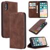 Comercio Exterior Adecuado para Iphone12 Funda Flip Cubierta Protectora con Fuerte Succión Magnética Automática Material Retro con Sensación de Piel Funda de Cuero