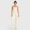 Conjunto de Colete de Yoga Transfronteiriço Europeu e Americano para Mulheres, Tecido Escovado, Lindo Design nas Costas, Regata Esportiva com Bojos, Conjunto de Roupa de Ginástica para Usar por Cima