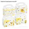 DD077 Comércio exterior da Amazon abelha trabalhadora girassol favo de mel pote de mel caixa de papelão branca caixa de presente portátil