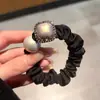 Elástico de Cabelo de Ano Novo com Alta Elasticidade, Strass e Pérolas; Elástico Fashion para Rabo de Cavalo; Acessório de Cabelo Versátil