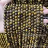 Olho de Tigre Natural Contas Soltas Olho de Tigre Colorido Contas Redondas Venda Quente Transfronteiriça Pedra Natural Acessórios para Joias DIY Atacado
