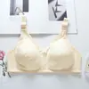 Comercio Exterior Talla Grande sin aro de acero talla grande ropa interior para chica rellenita madre de mediana edad y mayor sujetador algodón súper