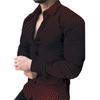 Comercio Exterior Transfronterizo Primavera y Verano Nuevo Cárdigan Delgado de Solapa Casual de Manga Larga con Estampado Digital para Hombre