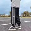 Calças de Veludo Cotelê Americanas Casuais Masculinas com Forro de Lã para o Inverno Calças Jogger Soltas Versáteis Calças Esportivas Longas