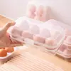 Caja de Huevos para Camping al Aire Libre Portátil Anti-Caídas a Prueba de Golpes Organizador de Huevos Pequeño Caja Protectora