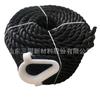 Venta directa de fábrica de Shandong cuerda de nylon cuerda de nylon negra cuerda de nylon de tres cabos soporte color D opcional