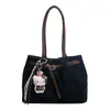 Bolso de Mano Tipo Tote de Gamuza Transfronterizo para Mujer 2025 Invierno Nueva Tendencia Moda Versátil Bolso de Hombro para Viajes