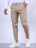 Pantalones casuales nuevos de otoño de comercio exterior transfronterizo para hombre, estilo europeo y americano, pantalones casuales de color ajustados para hombre, al por mayor 0502