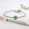 Pulseira Original de jade Hetian pulseira trançada da sorte pingente de casamento amigas étnicas namorada presente requintado