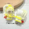Sombrero 3D cola de caballo KK gato accesorio de resina llavero colgante DIY decoración de mochila adorno para casa de muñecas bolsa sorpresa