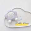 Broche de muñeco de peluche de dibujos animados Sanrio con melodía de flor, Yugui Dog Star, accesorios de decoración para bolsos de estudiante