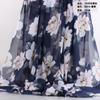 Tela de gasa georgette estampada 75D estilo bohemio para puesto de arena vestido de verano con falda amplia vestido maxi súper etéreo