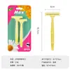 Ventas directas MÁXIMAS del fabricante: Rasuradora de afeitar para mujer para espalda, zona del bikini y áreas sensibles, rasuradora de una sola hoja