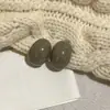 Pendientes de Resina Franceses Retro en Forma de C para Mujer, Diseño de Nicho Transfronterizo, Pendientes Versátiles, Pendientes, Accesorios