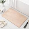 Tapete de Chão Absorvente para Banheiro Imitação de Caxemira Tapete Espesso Antiderrapante para Banheiro Tapete de Secagem Rápida para Porta de Entrada Tapete para Porta de Vaso Sanitário