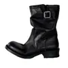 Botas super macias de couro de vaca para garotas de casa, novo estilo outono e inverno 2026, botas de montaria com salto grosso para mulheres, botas longas retas emagrecedoras e versáteis
