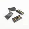 6p assento de bateria de lítio com estilhaços em arco espaçamento 4.0PH altura 5.7 conector de bateria com coluna BC-1-604 banhado a ouro