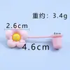 Flor de Estrella de Cinco Puntas de Dibujos Animados 8/10MM Tapa de Silicona para Popote 40 Tazas de Coche Tazas de Vidrio Popote de Acero Inoxidable Funda Decorativa