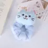 Otoño Invierno Lindo Dibujo Animado Gatito Relleno de Algodón Felpa Goma para el Cabello Accesorios para el Cabello de Niños Gomas de Cabello de Intestino Grande Accesorios para el Cabello Multicolor