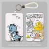Tom y Jerry Tarjeta de Estudiante de Moda para Campus Portatarjetas de Comida Portatarjetas de Autobús Metro Guangzhou Tong Control de Acceso Protección de Tarjeta de Trabajo Carcasa Dura Correa