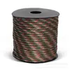 Cuerda de Paracord de 9 Hilos de 4 mm Montada en Eje de 50 m para Camping al Aire Libre, Supervivencia de Emergencia, Cuerda de Tracción para Lona de Tienda, Cuerda a Prueba de Viento