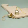 Mini Campanas Pequeñas de Latón Adornos Colgantes Hechos a Mano DIY Decoraciones para el Festival del Bote del Dragón Colgantes Accesorios Piezas de Carrillón de Viento Claras Materiales