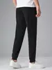 Pantalones Casuales Elásticos en Cuatro Direcciones para Hombre, Estilo Delgado Transpirable de Verano, Cintura Elástica, Pantalones Jogger de Punto con Estampado, Pantalones Deportivos para Hombre 205004